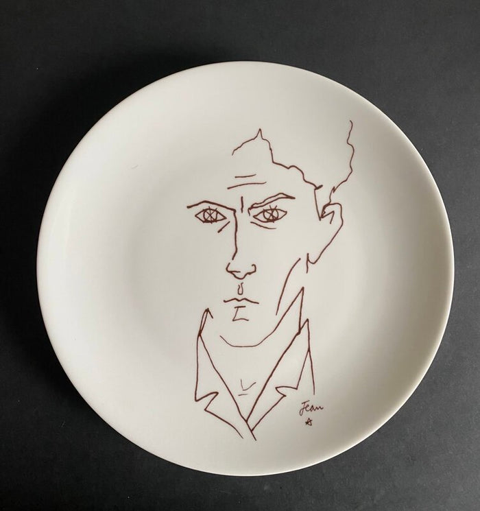 Autoportrait by Jean Cocteau, c. 1970