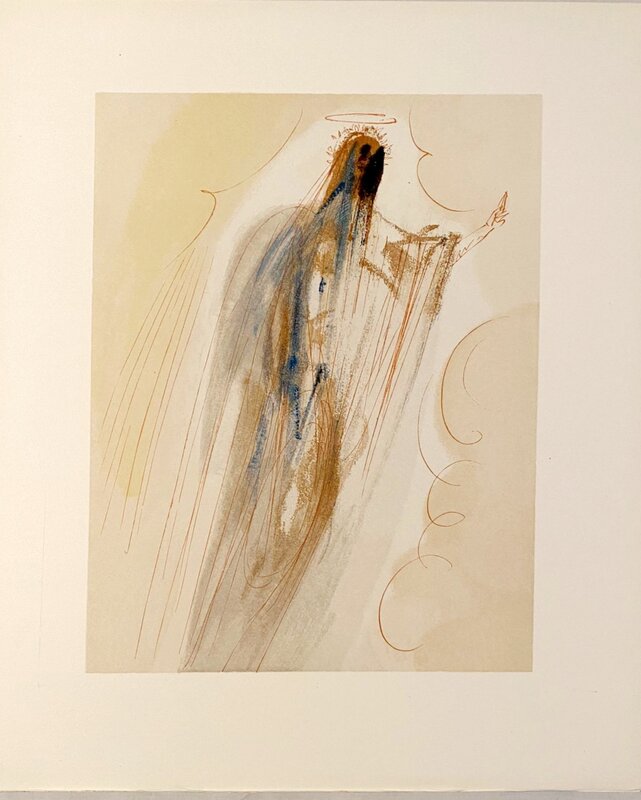 La Divine Comédie - Paradis 29 - La création des Anges de Salvador Dalí, 1963