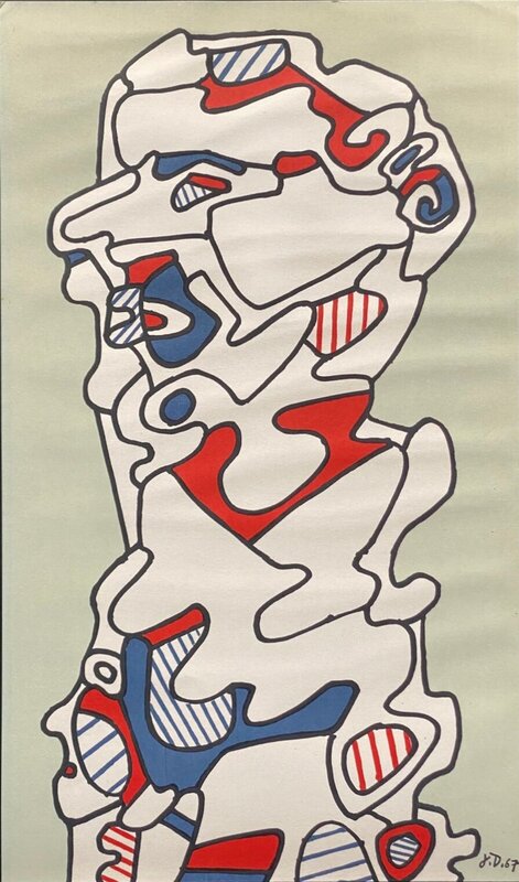 Personnage de Jean Dubuffet, 1967