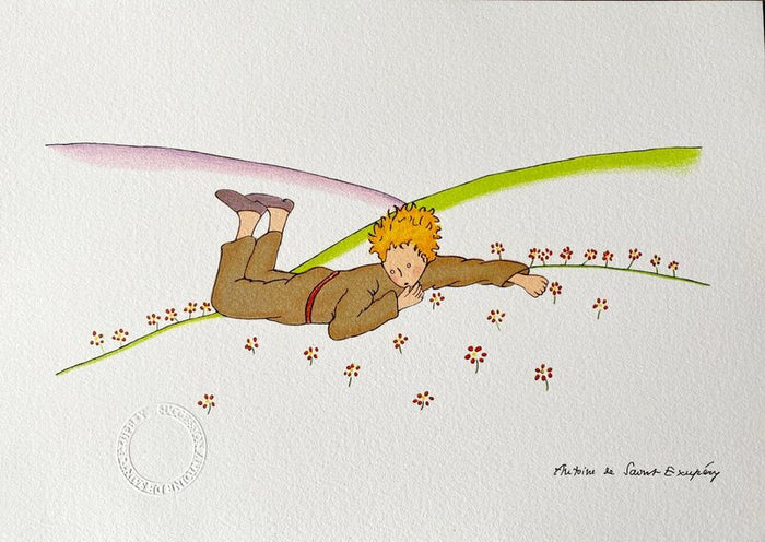 The Little Prince Lying On The Grass d'Antoine de Saint-Exupéry, 2009