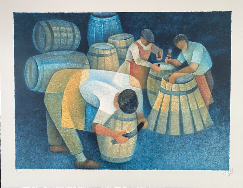 Les tonneliers de Louis Toffoli, 1986