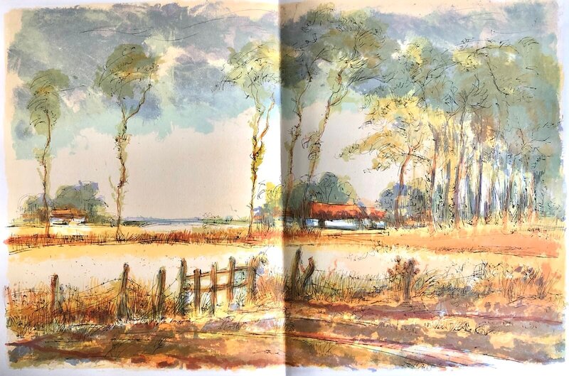 Forêt voisine by Théophile Alexandre Steinlen, 1970