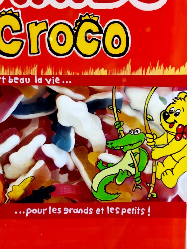 Coffrage HARIBO Croco d'Annick Cuadrado, 2021 (vue 2)