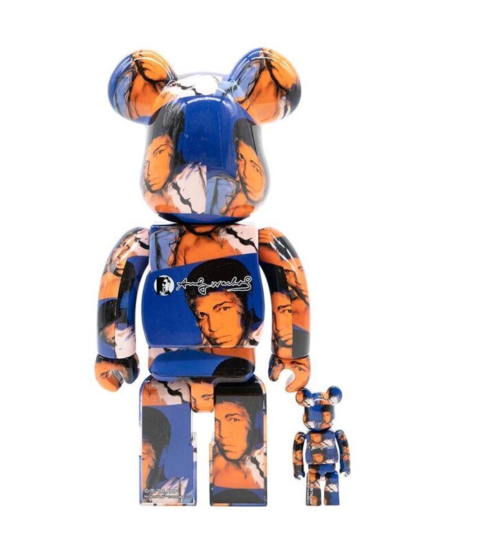 Bearbrick Andy Warhol Muhamad Ali 400% + 100% de BE@RBRICK, 2021 (vue 2)