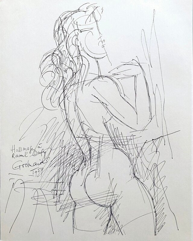Hommage à Raoul Dufy de Marcel Gromaire, 1965