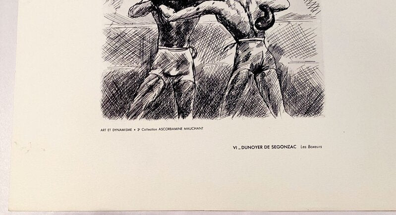 Les Boxeurs d'André Dunoyer de Segonzac, vers 1930 (vue 2)