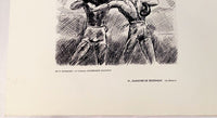 Les Boxeurs d'André Dunoyer de Segonzac, vers 1930 (vue 2)