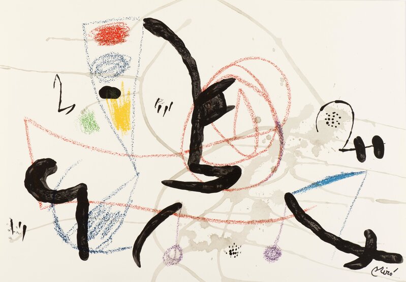 Maravillas con Variaciones Acrósticas 11 by Joan Miró, 1975