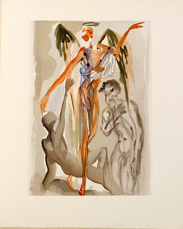 La Divine Comédie - Purgatoire 32 - Le Paradis terrestre de Salvador Dalí, 1963