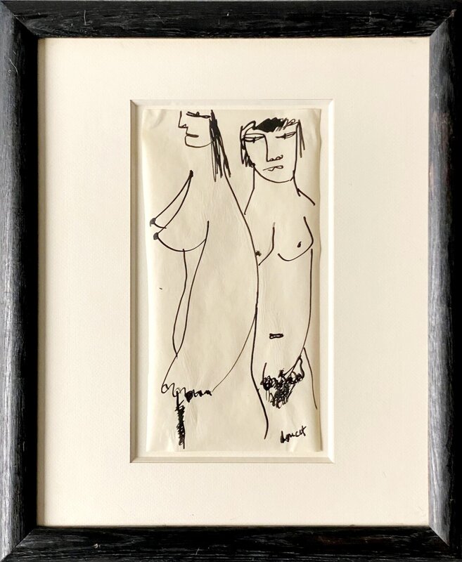 Le couple de Jacques Doucet, vers 1970