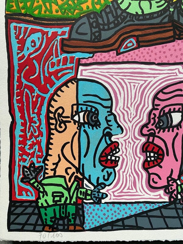 La lumière est ! by Robert Combas, 1992 (view 2)