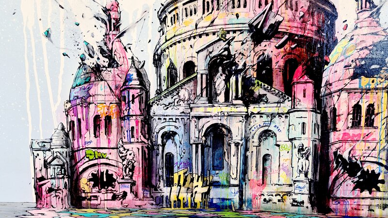 Dripping Sacré Keur de BRUSK, 2021 (vue 3)