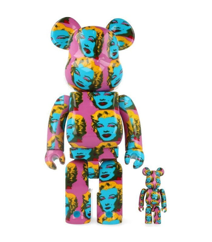 Bearbrick Andy Warhol Marilyn Monroe V2 400% + 100% de BE@RBRICK, 2022