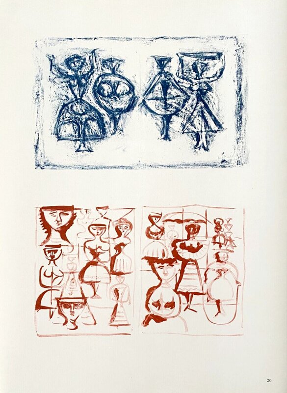 Ballerine de Massimo Campigli, 1965