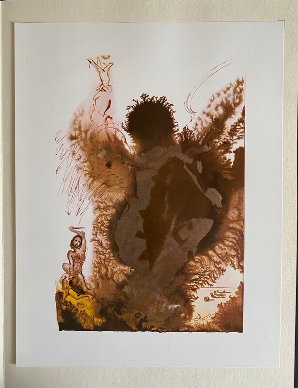 The sacrifice of Isaac (Genesis 22:9-13) de Salvador Dalí, 1985 (vue 2)