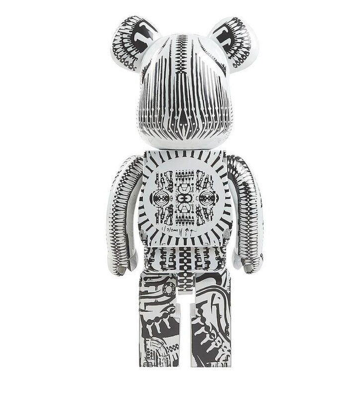 Bearbrick H.R. Giger White Chrome 1000% by BE@RBRICK, 2021 (view 2)