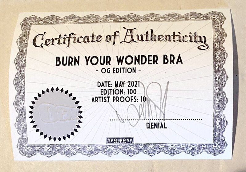 Burn Your Wonder Bra! by DENIAL, 2021 (view 4)