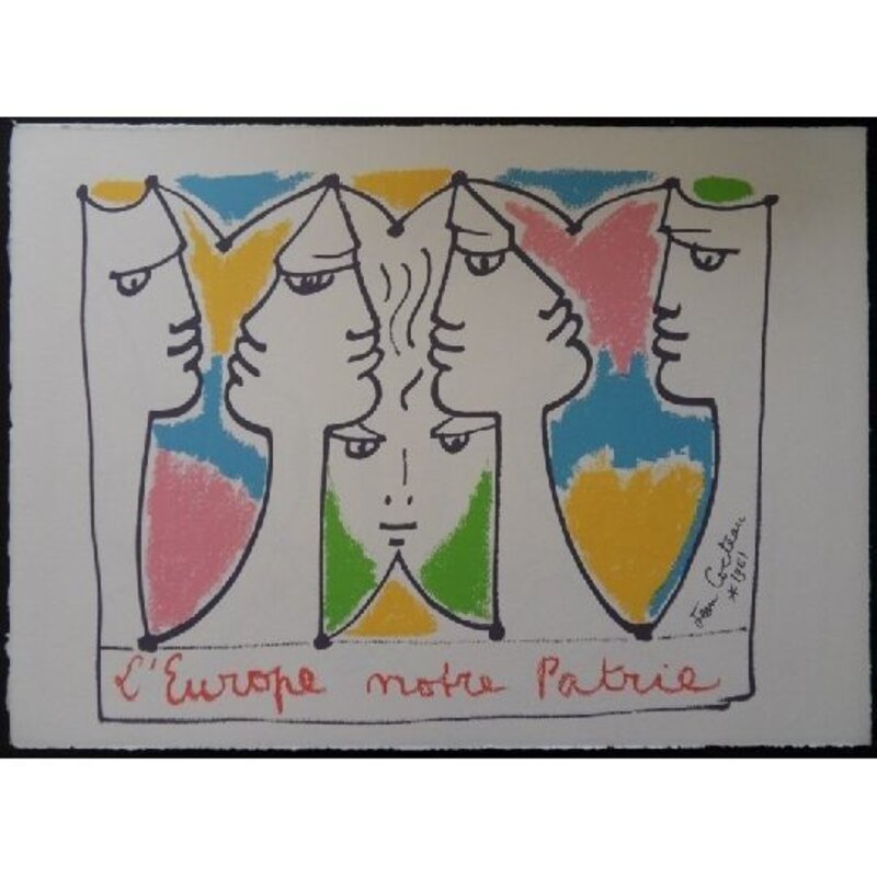 L'Europe pont des civilisations by Jean Cocteau, 1961