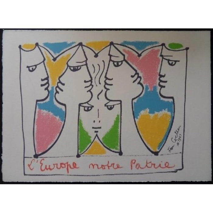 L'Europe pont des civilisations by Jean Cocteau, 1961