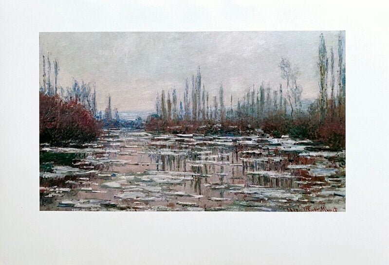 La débâcle by Claude Monet, 1976