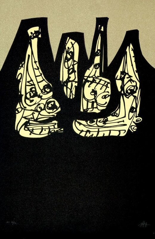 Si, Mi, La, Ré d'Antonio Saura, 1991