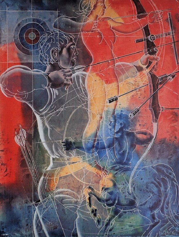 Archery de Hans Erni, 1983