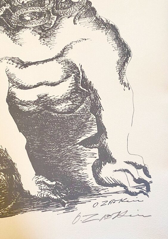 The Labours of Hercule - Cerberus by Ossip Zadkine, 1960 (view 3)