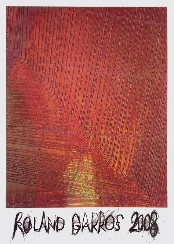 Roland-Garros Official Poster d'Arnulf Rainer, 2008