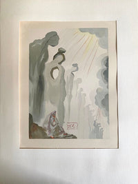 La Divine Comédie - Purgatoire 13 - La seconde corniche by Salvador Dalí, 1963