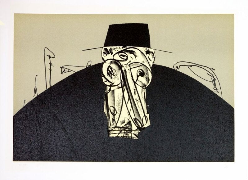 Kafka - Tagebücher X by Antonio Saura, 1988