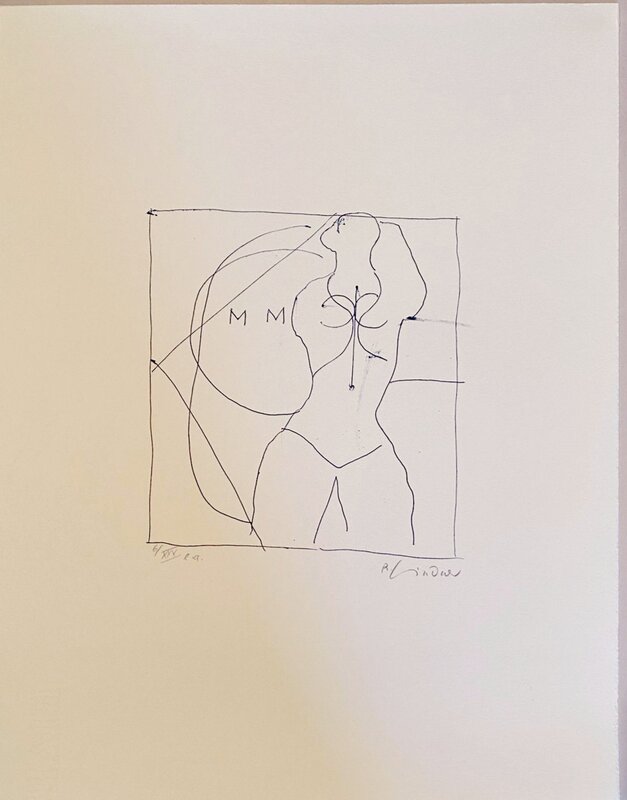 Marilyn was here by Richard Lindner, 1970