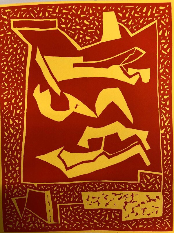 XXe siècle 13 by Alberto Magnelli, 1959