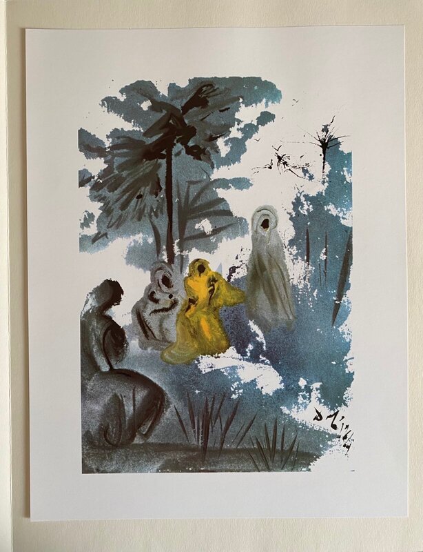 Ruth chooses the people of Israel and their God (Ruth 1:15-16) by Salvador Dalí, 1985 (view 2)