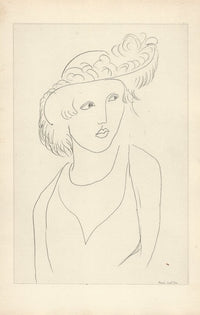 Cinquante Dessins, Planche XXXIII de Henri Matisse, 1920