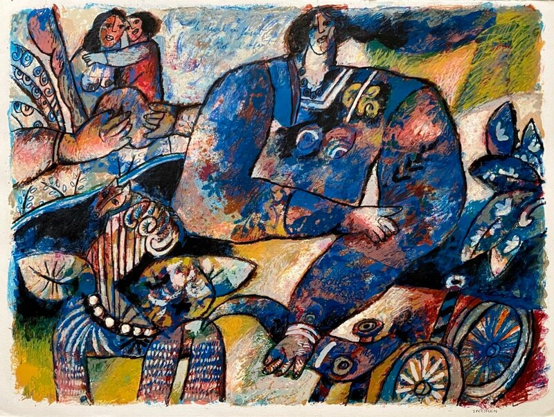 Le cheval qui faisait rire l'enfant de Theo Tobiasse, 1992