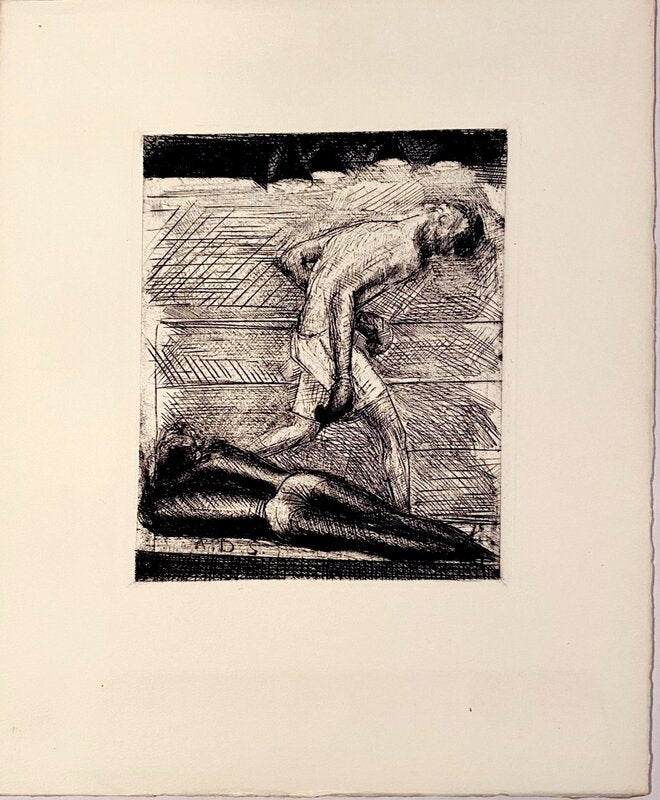 Le K.O. du noir by André Dunoyer de Segonzac, 1922