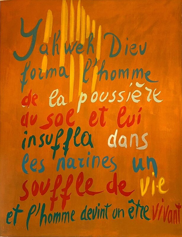 Yahweh Dieu forma l'homme by André Lanskoy, 1966