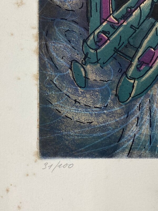 Hom'mere (Chaosmos) de Roberto Matta, 1975 (vue 2)