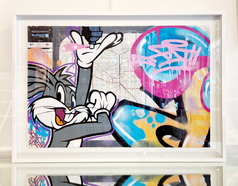 Bugs Bunny (Metro Map of Paris) de FAT, 2021 (vue 4)