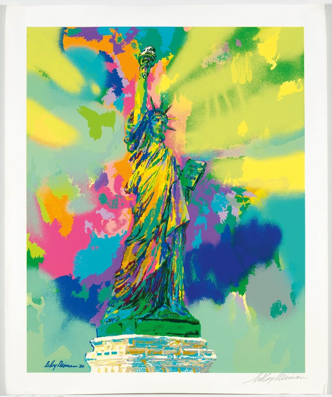 Lady Liberty de LeRoy Neiman, 1986 (vue 2)