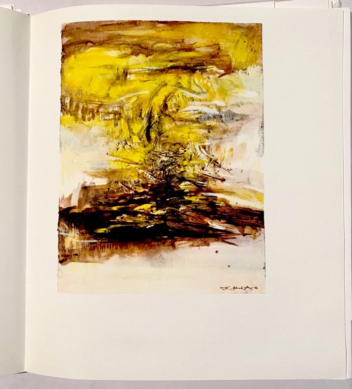Illuminations by Zao Wou-Ki 趙無極, 1966 (view 2)