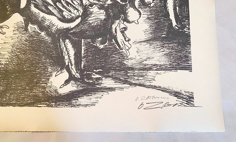 The Labours of Hercule - Fight against the Hydra of Lerna by Ossip Zadkine, 1960 (view 3)