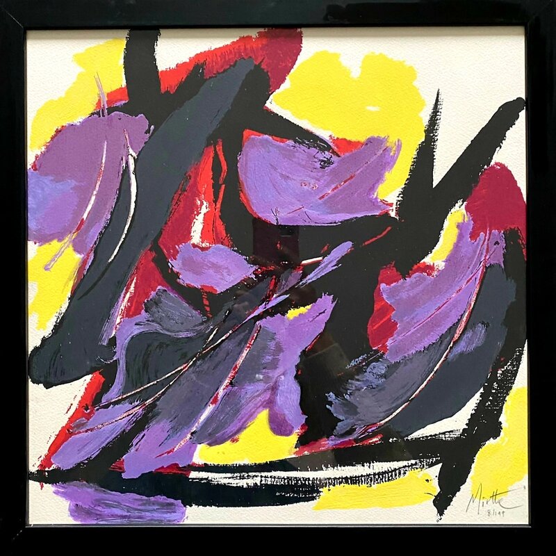Composition de Jean Miotte, vers 1990