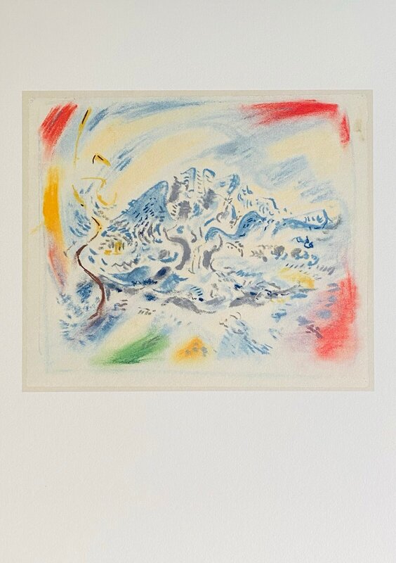 La montagne Sainte Victoire d'André Masson, 1950