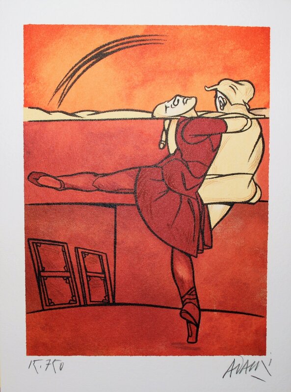 Ballet de Valerio Adami, vers 1990