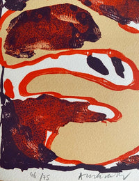 Les clepsydres de l'inconnu by Pierre Alechinsky, 1980 (view 3)