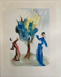 La Divine Comédie - Purgatoire 24 - L'arbre du chatiment by Salvador Dalí, 1963 (view 2)