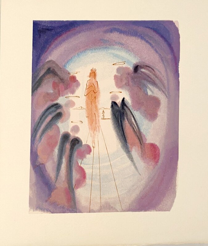 La Divine Comédie - Paradis 24 - La joie des bienheureux by Salvador Dalí, 1963