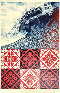 Wave Of Distress by Shepard Fairey, 2023