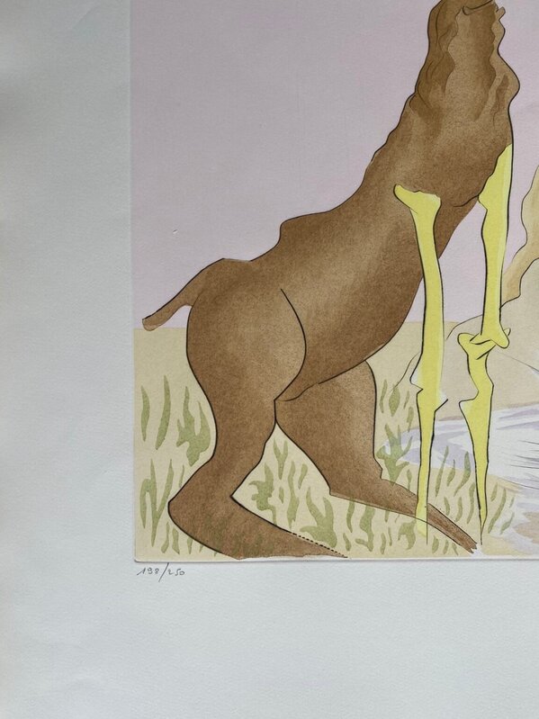 Le Cerf se voyant dans l'eau by Salvador Dalí, 1974 (view 2)